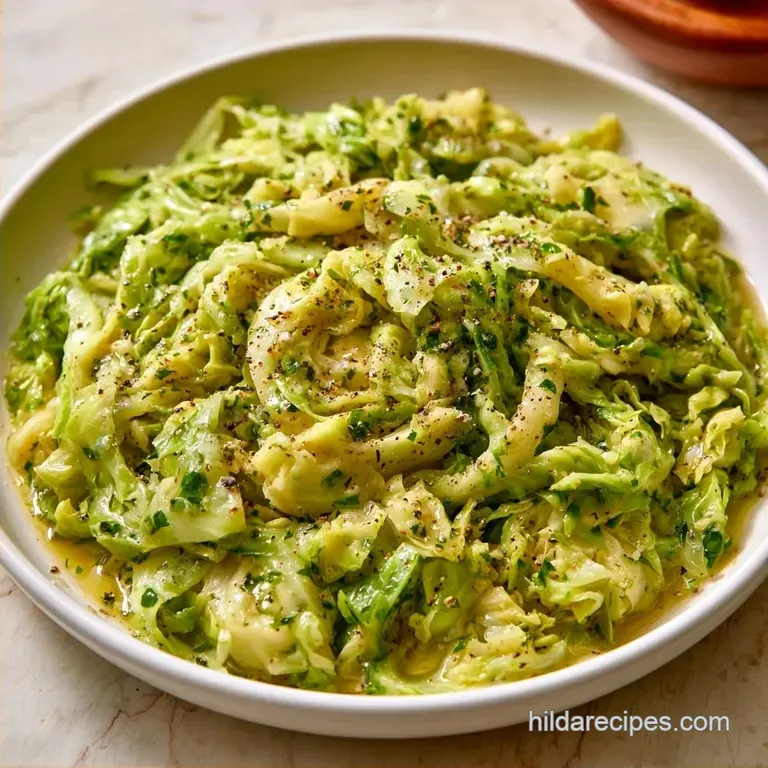 Boiled Cabbage with Butter in 22 Minutes