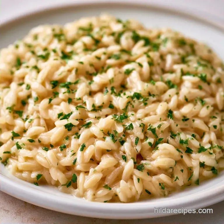 Creamy Boursin Orzo Bake