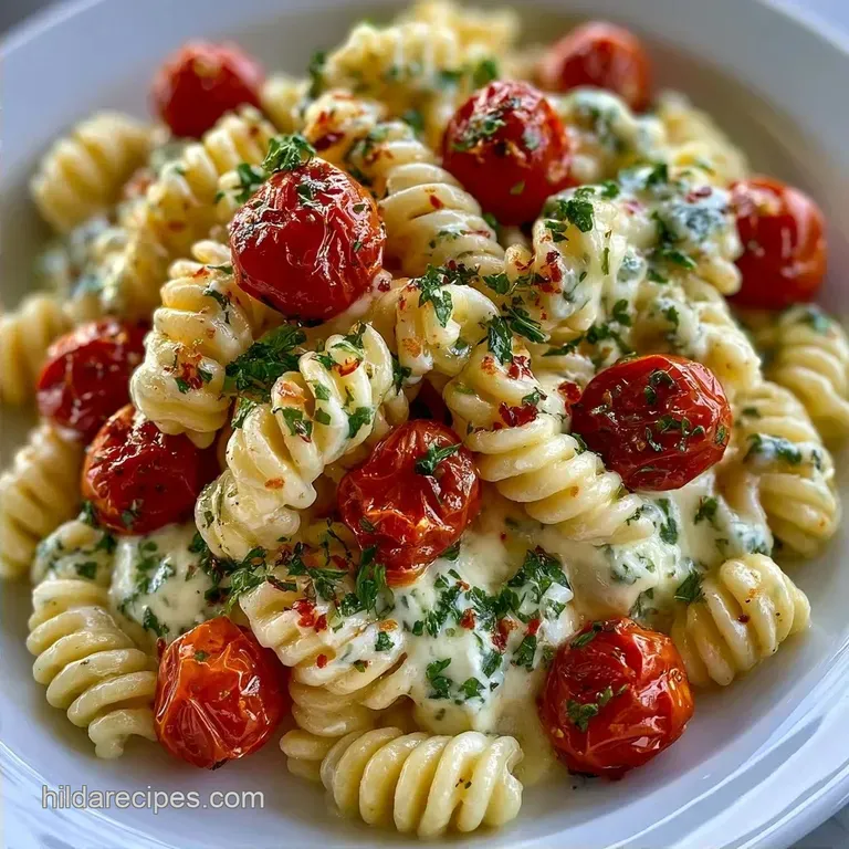 Baked Boursin Tomato Pasta