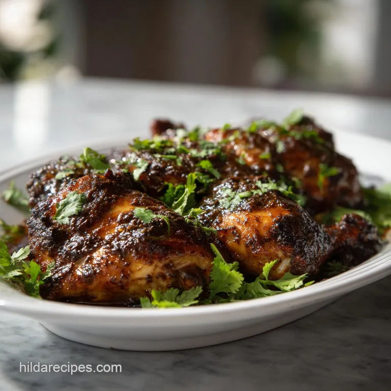 Chicken in Chocolate Sauce: Simplified Mole