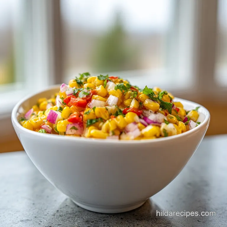 Chipotle Corn Salsa: Fresh and Zesty