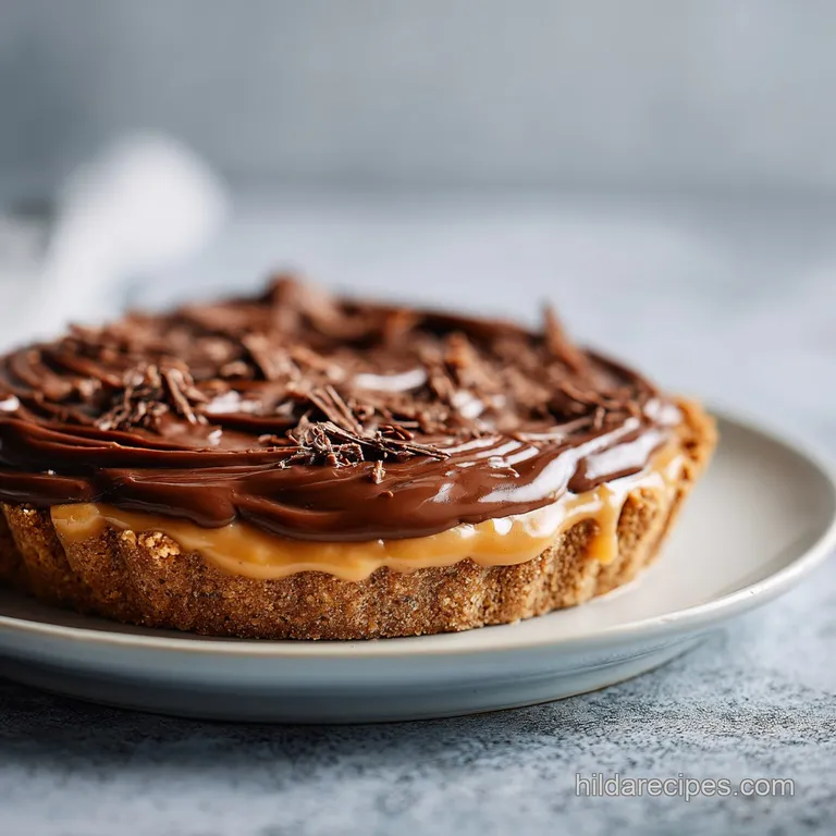Chocolate Peanut Butter Caramel Mousse Pie
