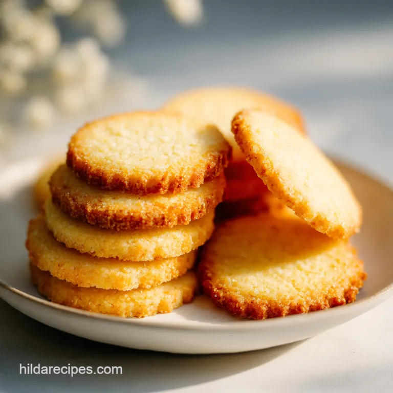 Classic Buttery Shortbread Cookies
