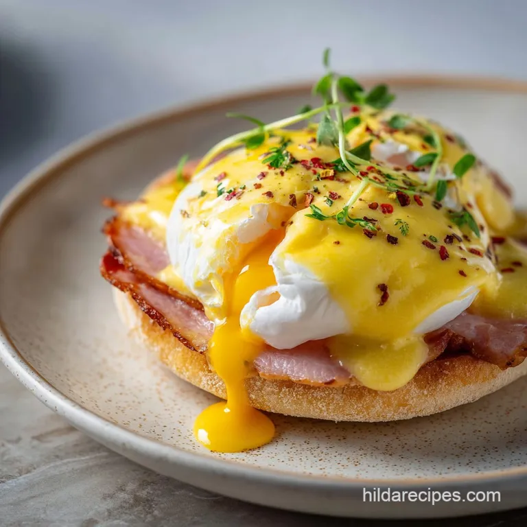 Classic Eggs Benedict with Hollandaise