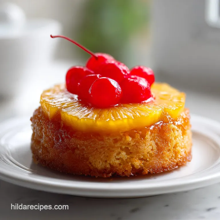 Pineapple Upside Down Cake: Moist and Caramelized