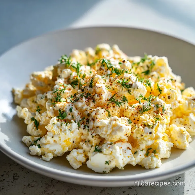 Simple Cottage Cheese Egg Salad