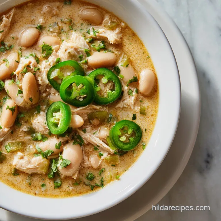 White Chicken Chili: Creamy and Hearty