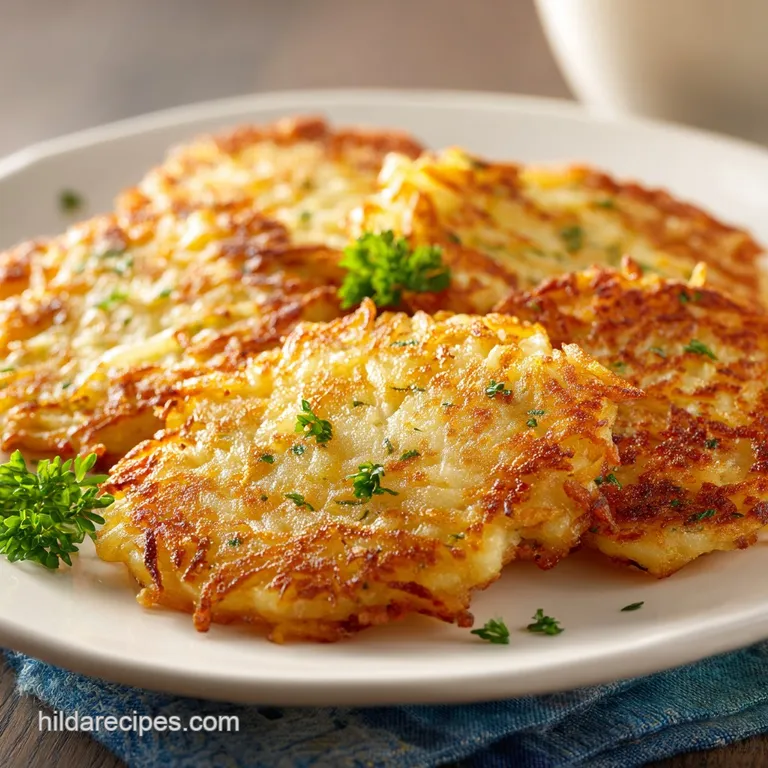 Crispy Hash Browns: Diner Style