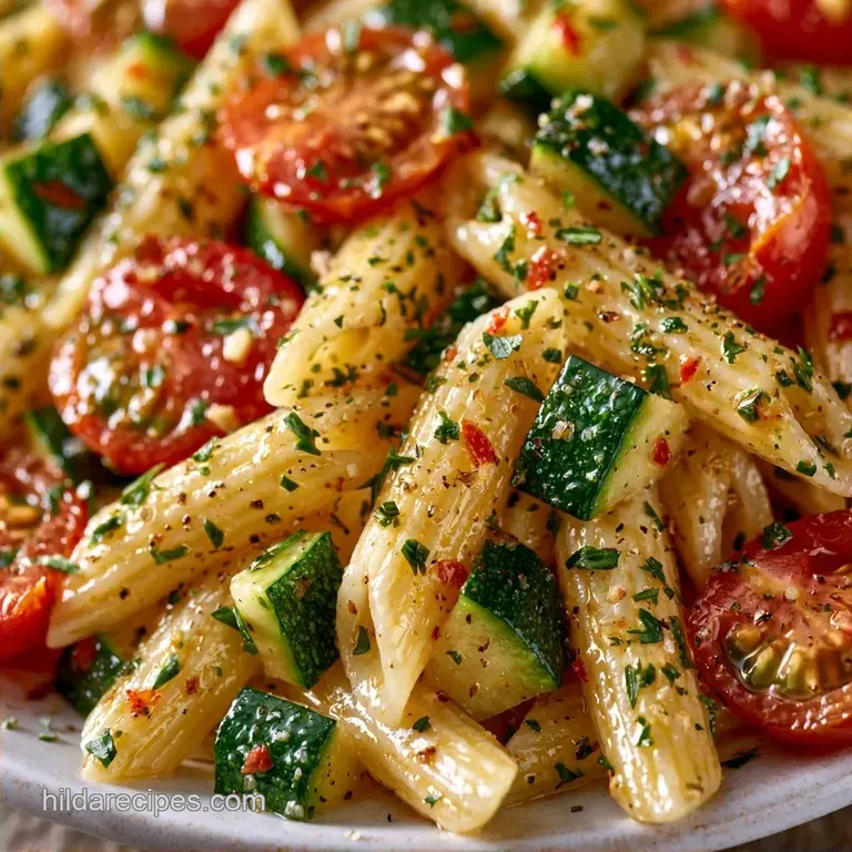 One-Pot Dutch Oven Pasta with Zucchini