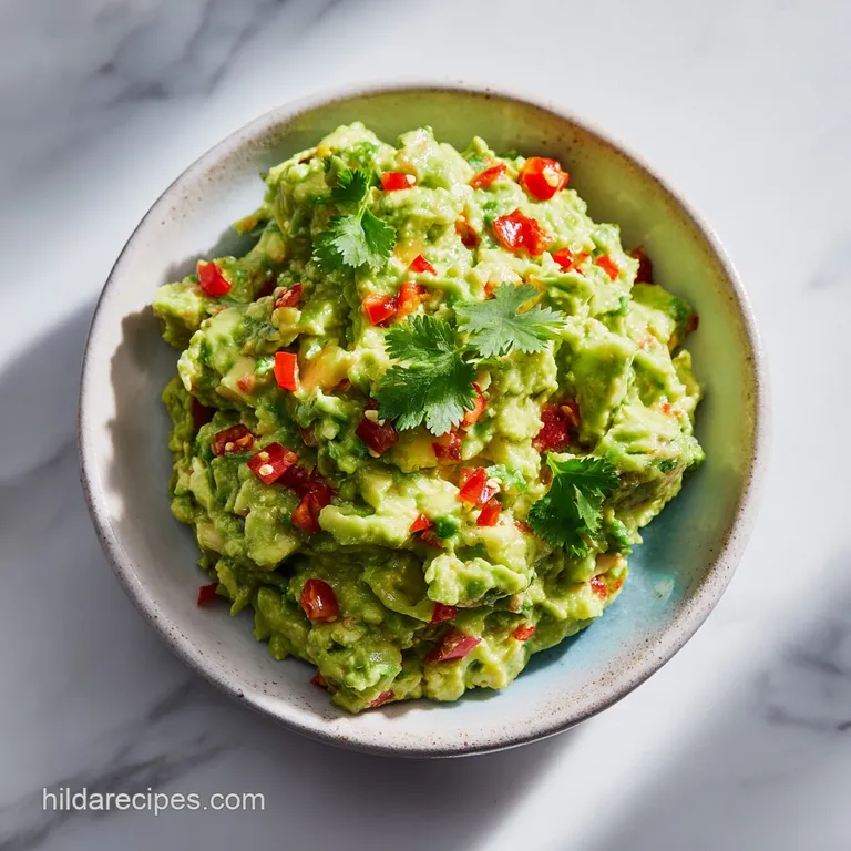 Easy Guacamole: Fresh and Flavorful