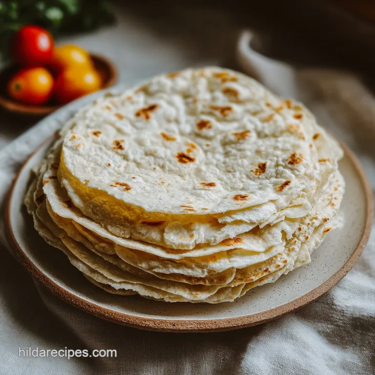 Easy Homemade Flour Tortillas: Soft and Ready