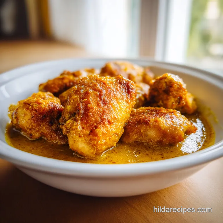 French Mustard Chicken: Crispy and Tangy