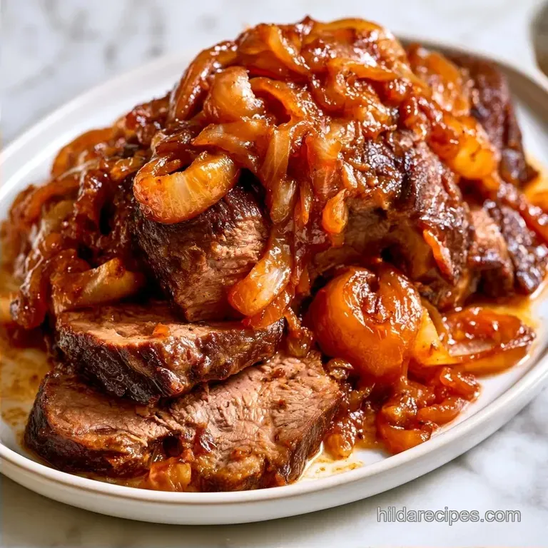 Slow-Cooked French Onion Pot Roast