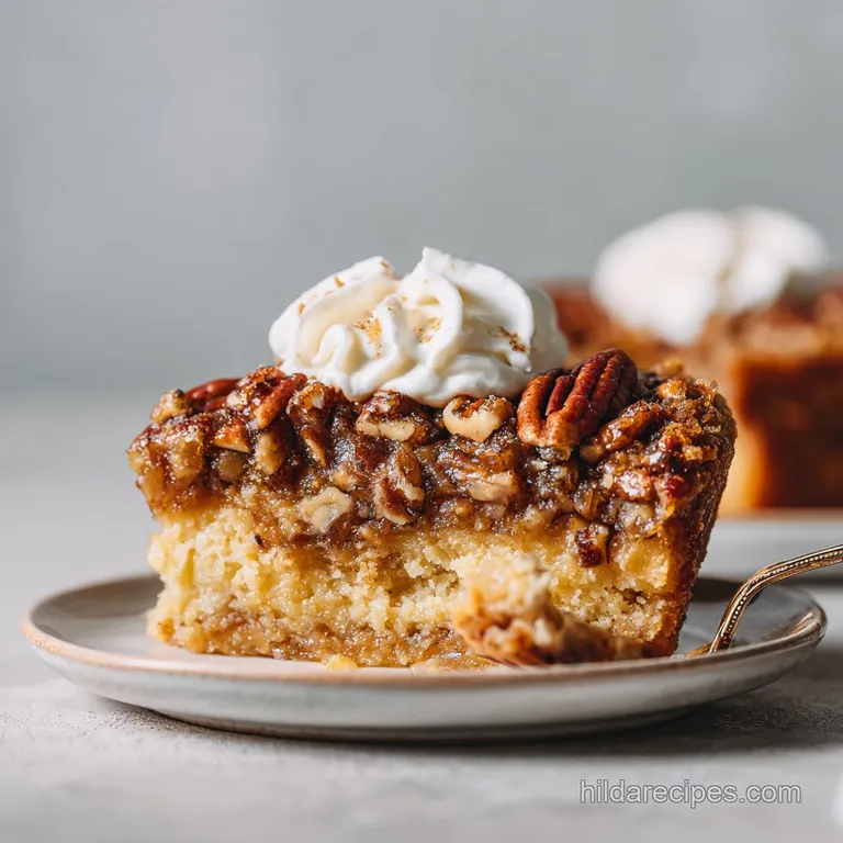 Gooey Pecan Pie Dump Cake: A Southern Classic