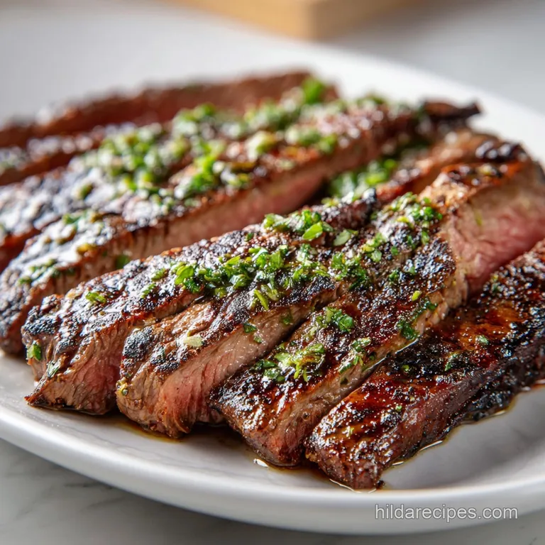 Marinated Grilled Flank Steak Recipe