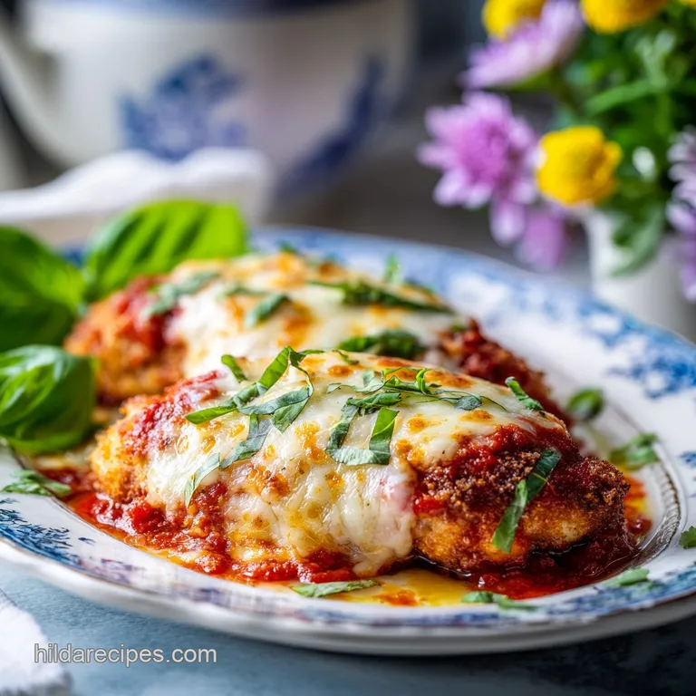 Healthy Chicken Parmesan Recipe: Oven Baked