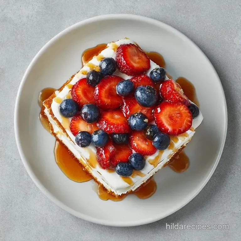 Tall clear glass showing distinct layers of thick white yogurt, fresh blueberries, and crunchy golden oat granola.