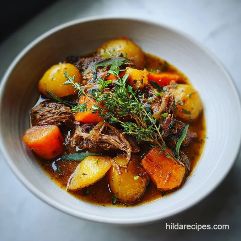Hearty Beef Stew with Root Vegetables