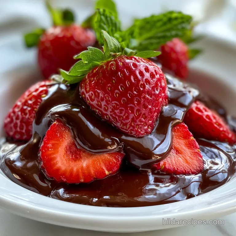 Chocolate Fondue: Homemade and Silky