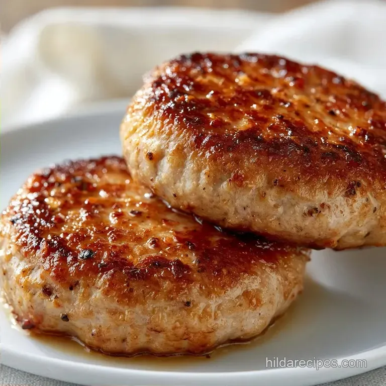 Juicy Homemade Sausage Patties