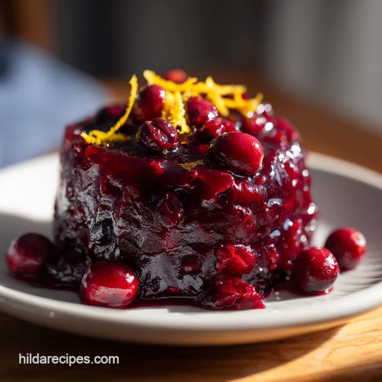 Honey Bourbon Cranberry Sauce: Tart and Velvety