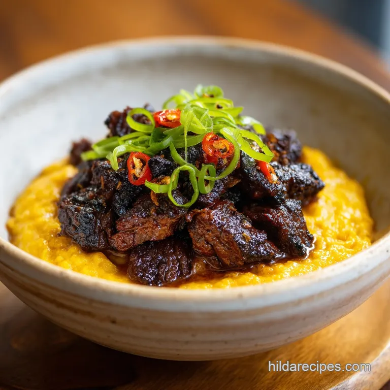 Korean BBQ Beef Bowl with Creamy Corn