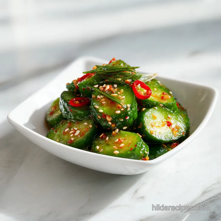 Korean Cucumber Salad: Fresh and Spicy