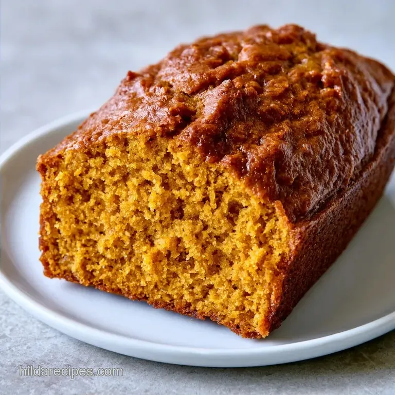 Pumpkin Quick Bread: Ultra Moist and Tender