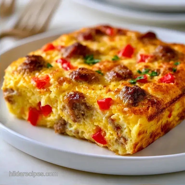 Hearty Sausage and Egg Bake