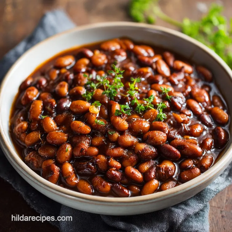 Crockpot Baked Beans: Smoky and Slow-Cooked