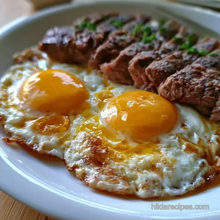 High-Protein Steak and Eggs