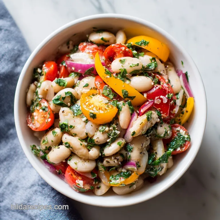 Mediterranean White Bean Salad