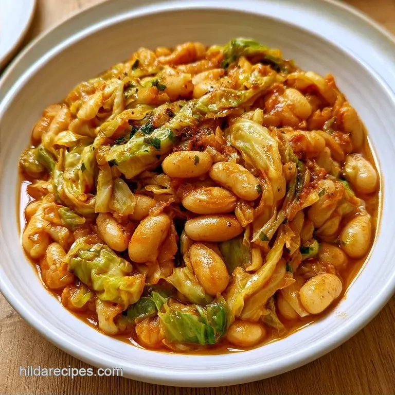 Hearty White Beans and Cabbage Stew