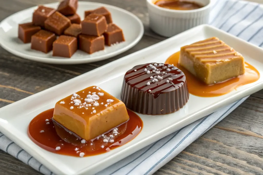 What are the three types of caramel