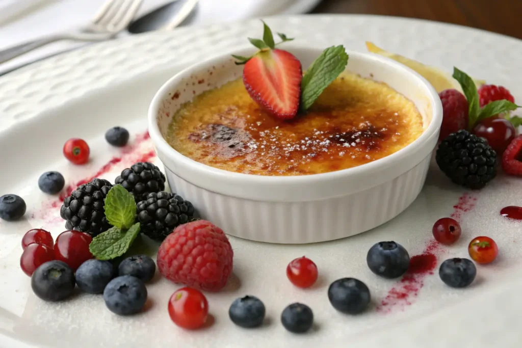 What does crème brûlée taste like