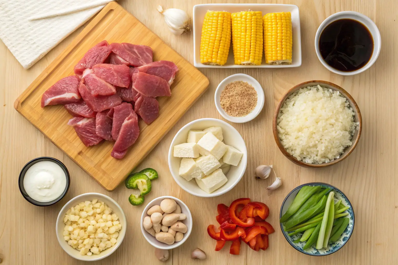 What is Pepper Lunch made of