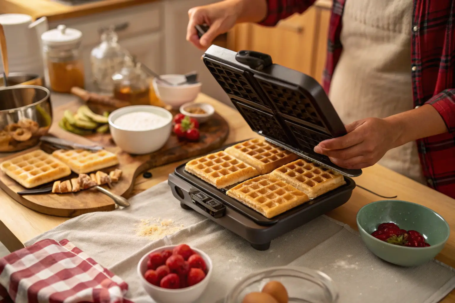 What is the difference between wafers and waffles