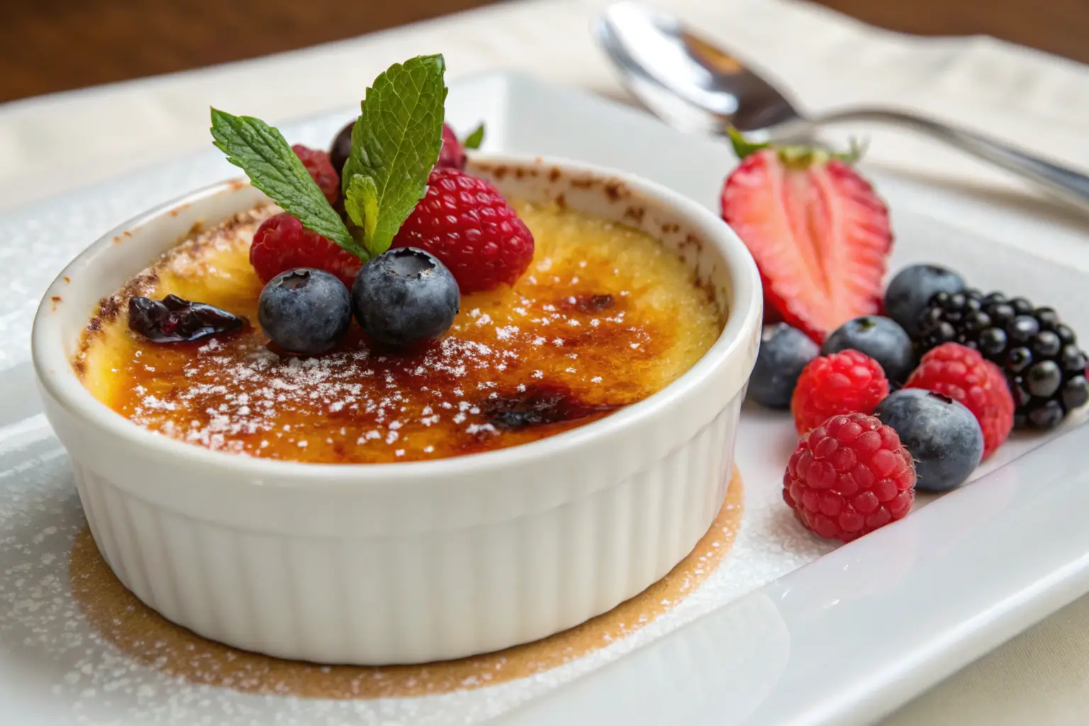 What is the secret of crème brûlée