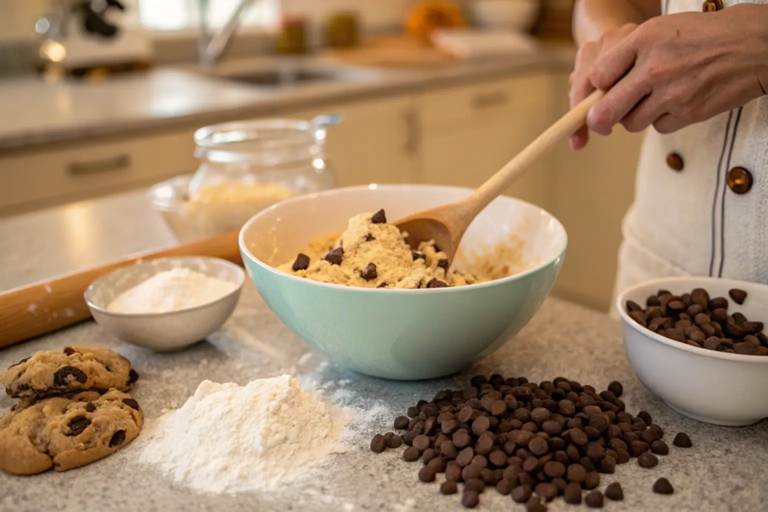 What is the secret to making cookies soft and chewy